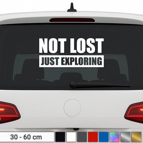Not lost just - not, exploring