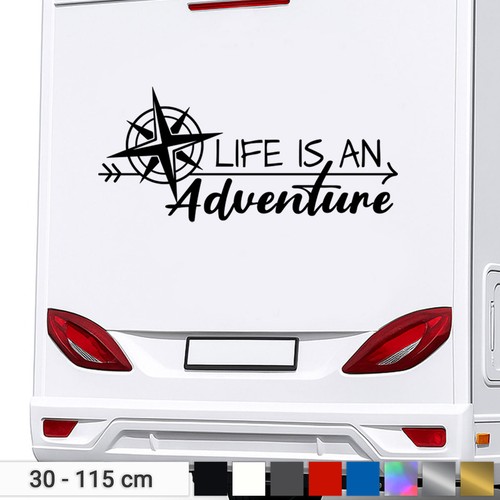 Abenteuer aufkleber life - abenteuer,