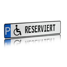 Individuelles Parkplatzschild