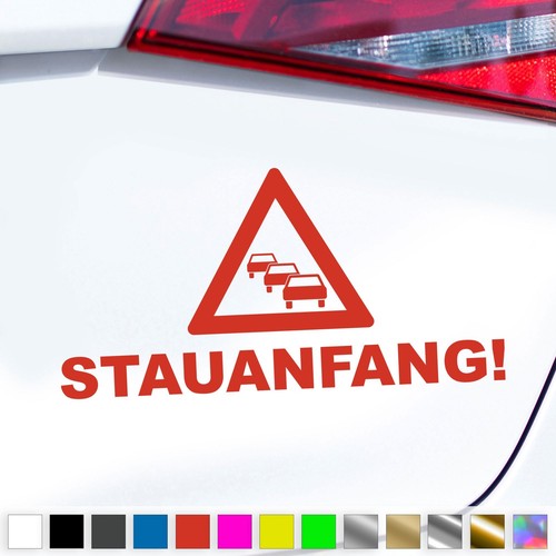 Stauanfang aufkleber wohnmobil - stauanfang,