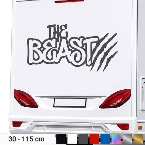 The beast aufkleber - beast, monster