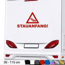 Stauanfang Aufkleber Wohnmobil