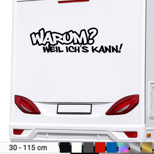 Warum aufkleber weil - ich, es